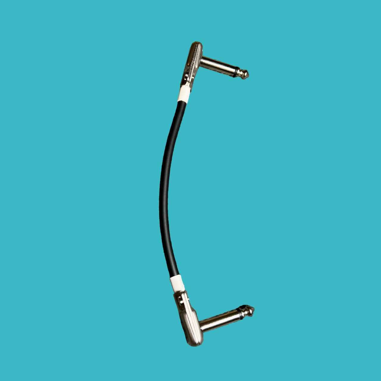 3-Pack of 6" Low-Profile Pedalboard Patch Cables – Handmade with Mogami & SquarePlug