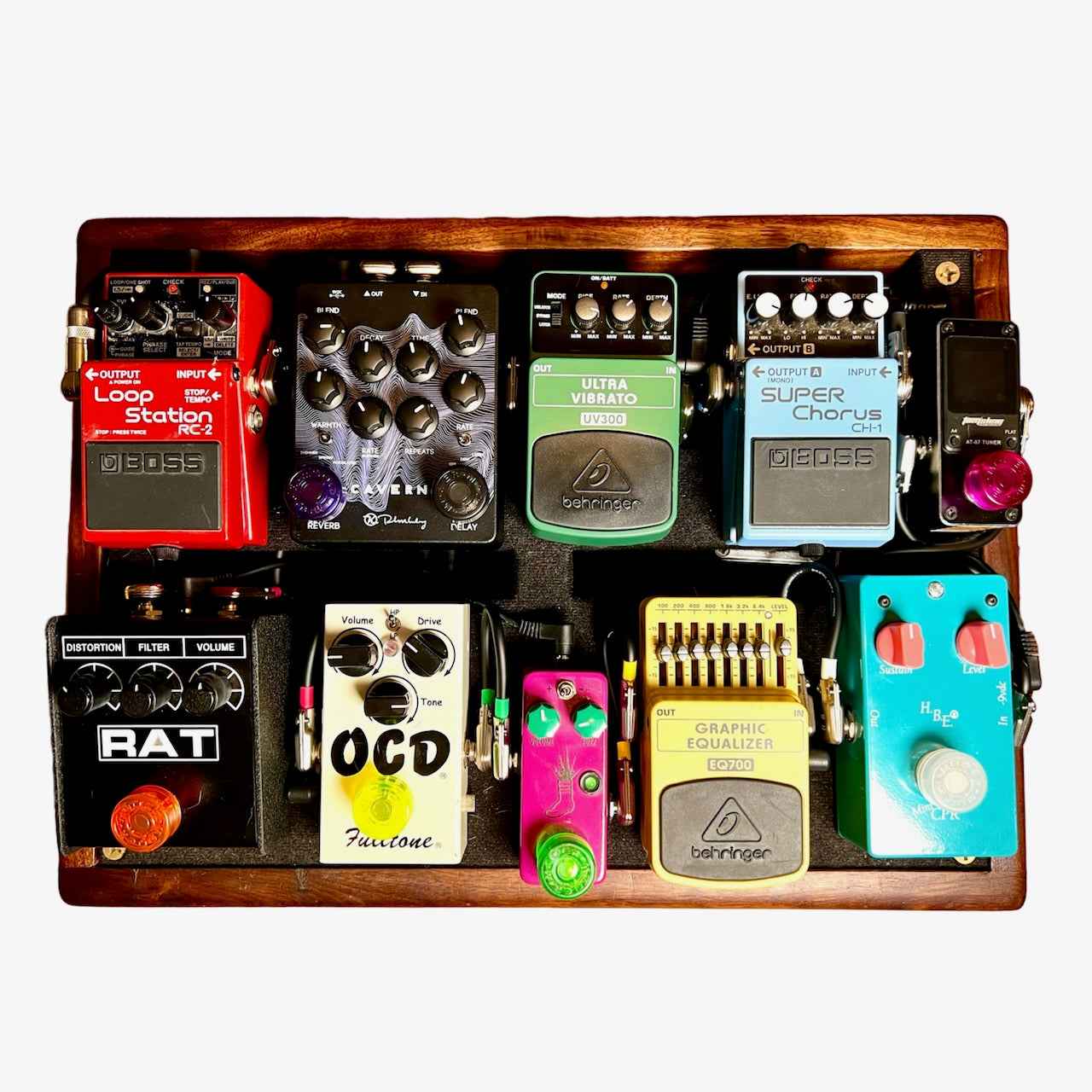 3-Pack of 6" Low-Profile Pedalboard Patch Cables – Handmade with Mogami & SquarePlug