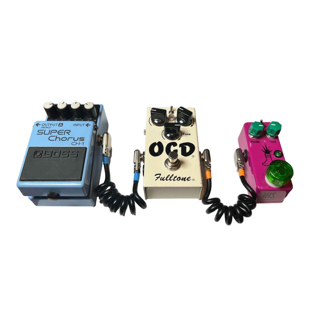6" Mini Coiled Pedalboard Patch Cable – Handmade with Mogami & SquarePlug