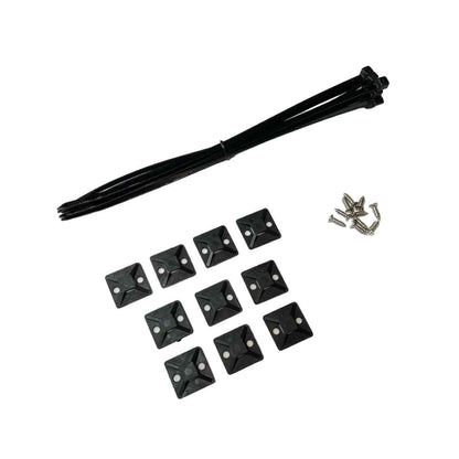 Pedalboard Cable Management Kit – XL (100-Pack) for Clean & Secure Wiring